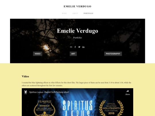 portfolio screenshot