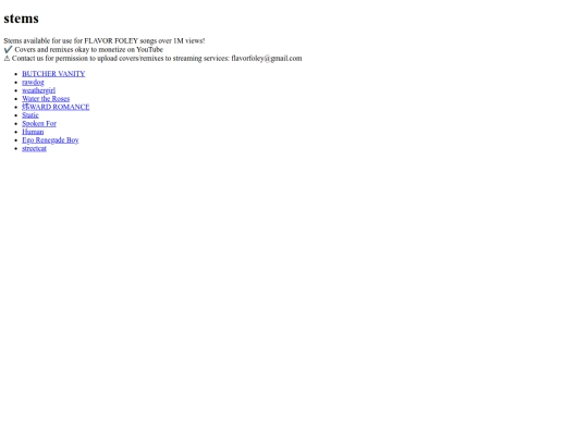 stems screenshot
