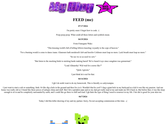 blog screenshot