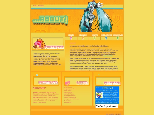aboutme screenshot