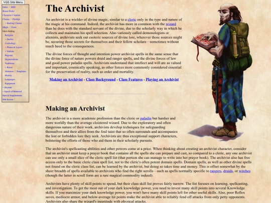 archivist screenshot