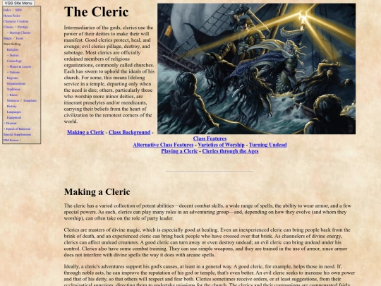 cleric screenshot