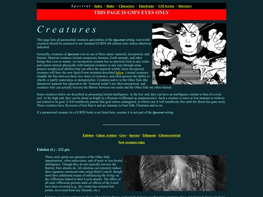 spectralsys/creatures screenshot