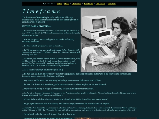 spectralsys/timeframe screenshot