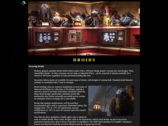 sw/droids screenshot