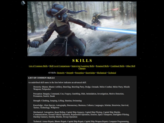 sw/skills screenshot