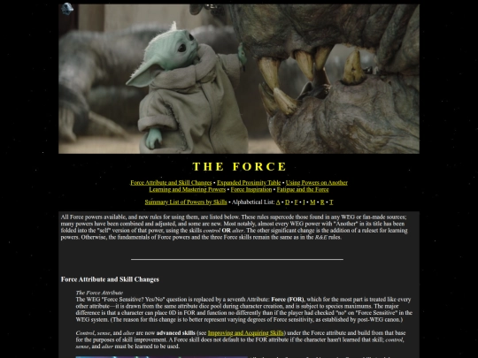 sw/theforce screenshot