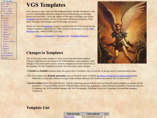 templates screenshot