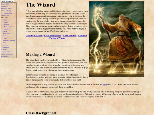 wizard screenshot