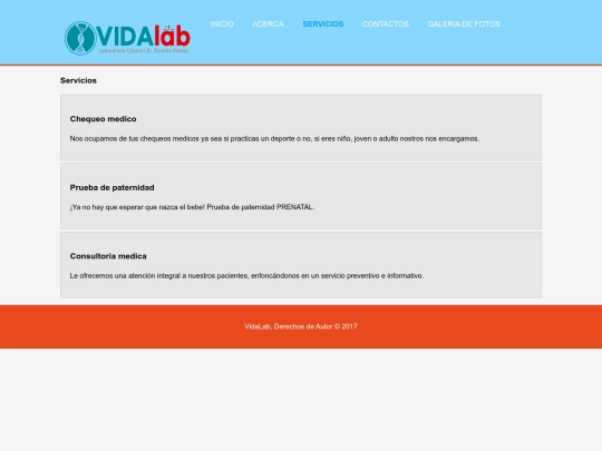 servicios screenshot