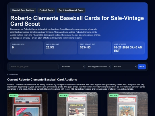 roberto-clemente-baseball-cards screenshot