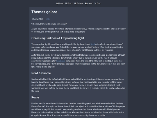 blog/themes screenshot