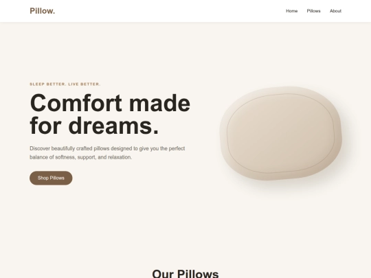 apps/pillow screenshot