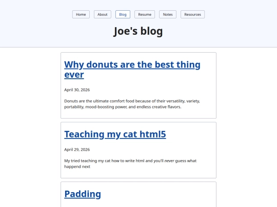 blog screenshot