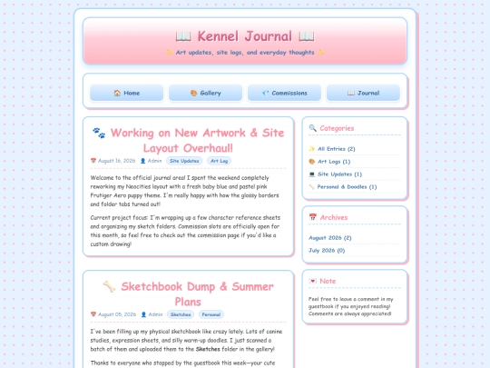 journal screenshot