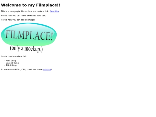 index screenshot