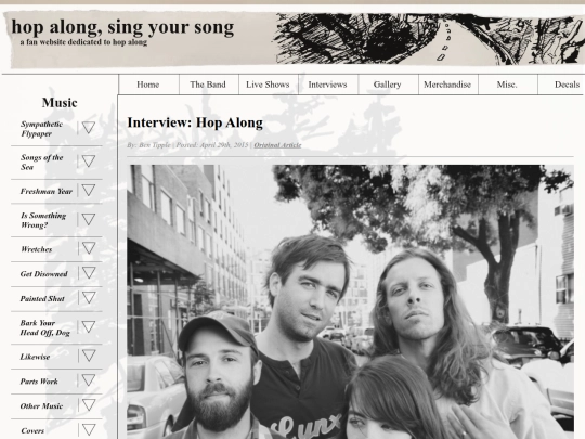 interviews/punktastic-interview-hop-along-april-2015 screenshot