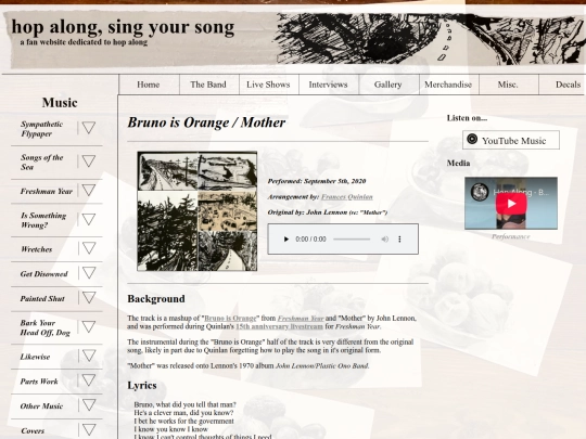 music/bruno-is-orange-mother screenshot