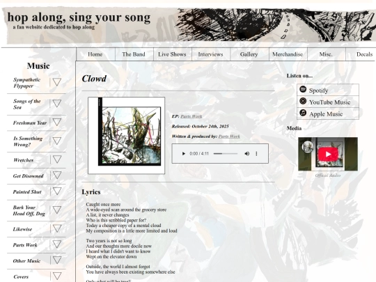 music/clowd screenshot