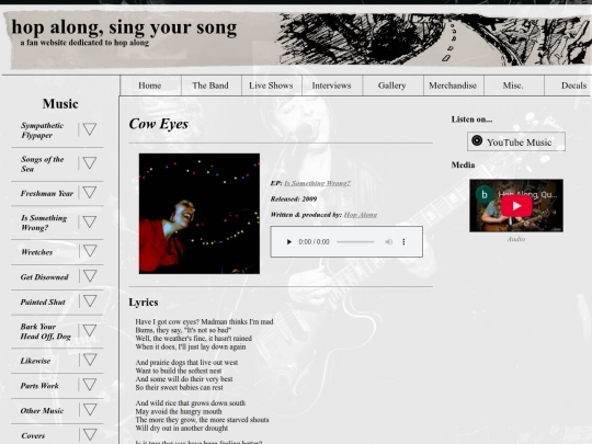 music/cow-eyes screenshot