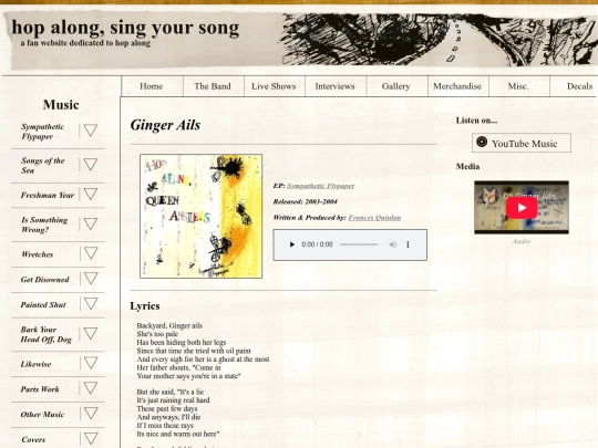 music/ginger-ails screenshot