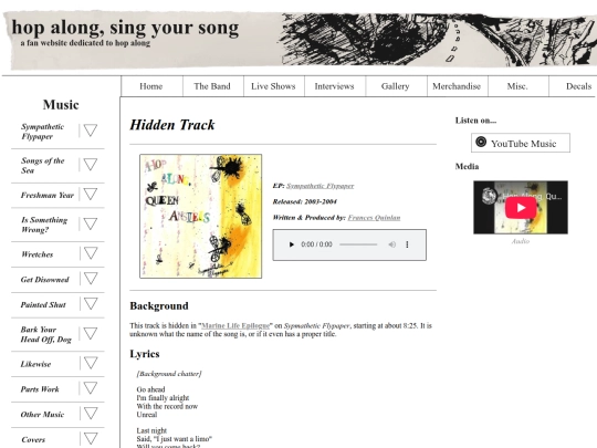 music/hidden-track screenshot