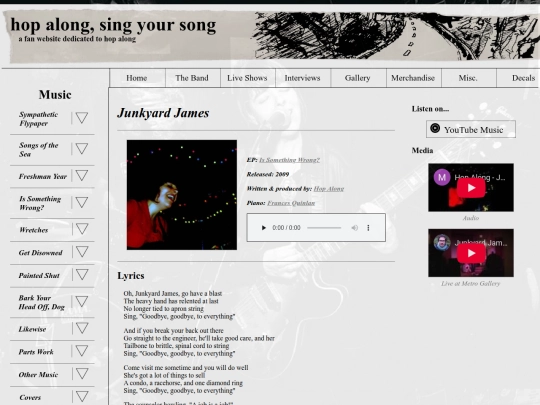 music/junkyard-james screenshot