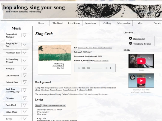 music/king-crab screenshot