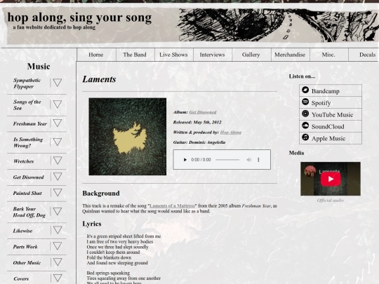 music/laments screenshot