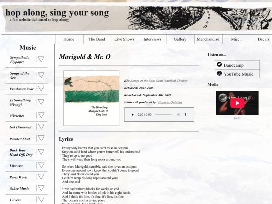 music/marigold-and-mr-o screenshot