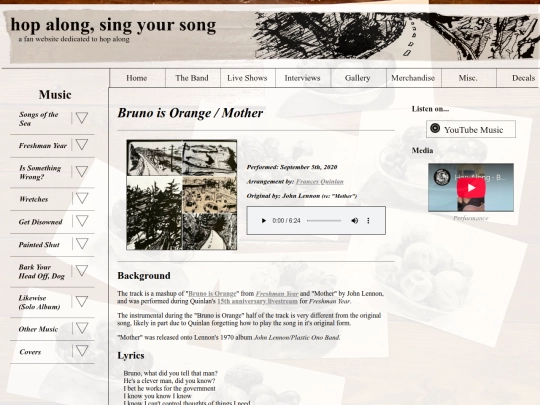 music/mother screenshot
