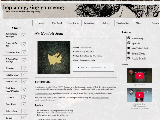 music/no-good-al-joad screenshot