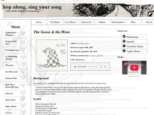 music/the-goose-and-the-wren screenshot