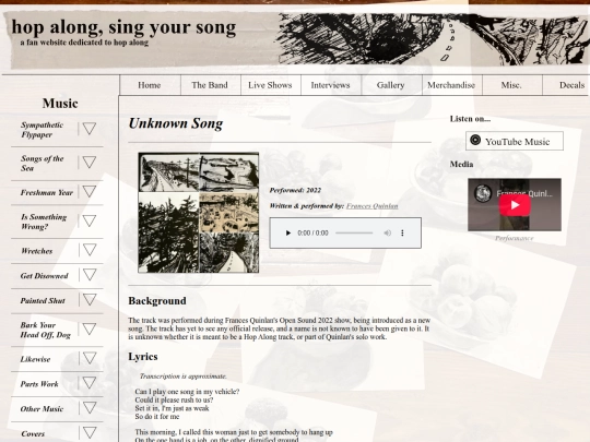 music/unknown-song screenshot