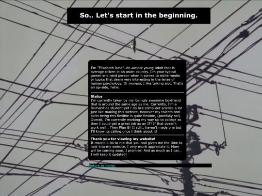 newaboutme screenshot