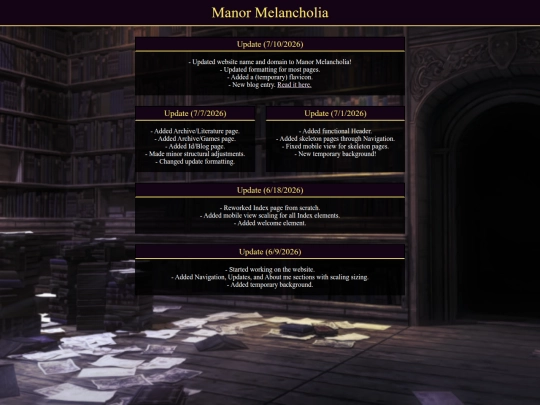 z-archaic/pastupdates screenshot