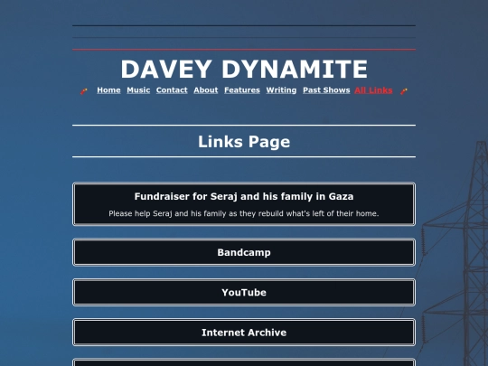 links-page screenshot