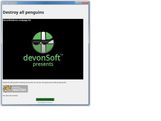 penguin screenshot