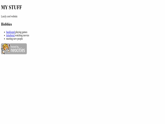 index screenshot