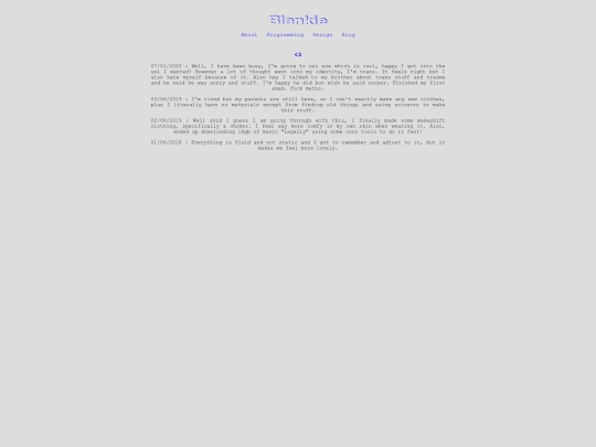 blog screenshot