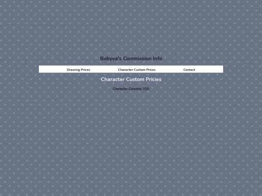 Main Pages/CharacterCustomPrices screenshot