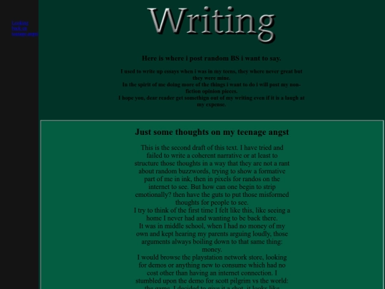 Non_fction_BS/Writing_Landing screenshot