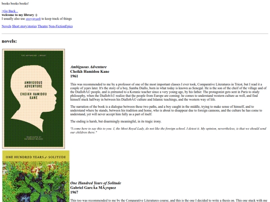 booksRecs screenshot