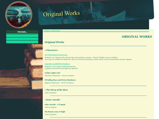 writingSection/OriginalWorks screenshot