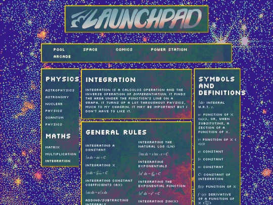 space/integration screenshot
