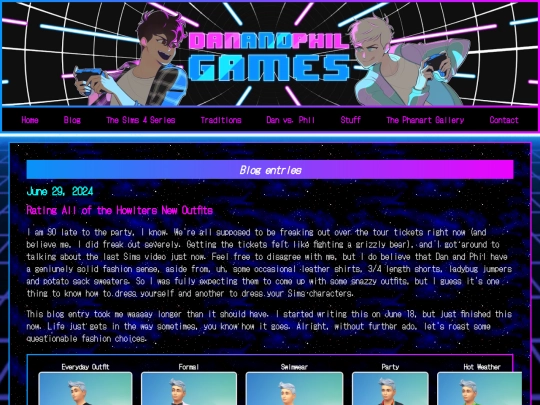 blog screenshot
