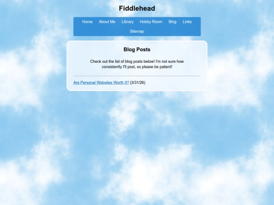 blog screenshot