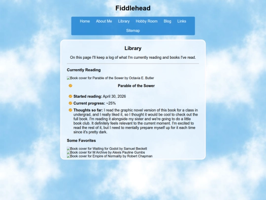 library screenshot