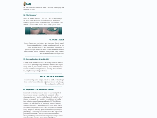 faq screenshot