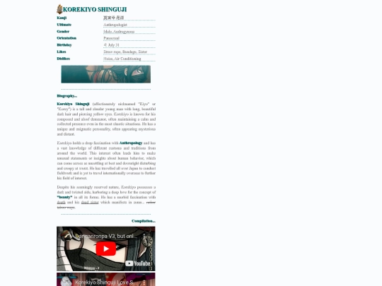 korekiyo screenshot